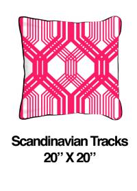 Scandinavian Tracks Pink